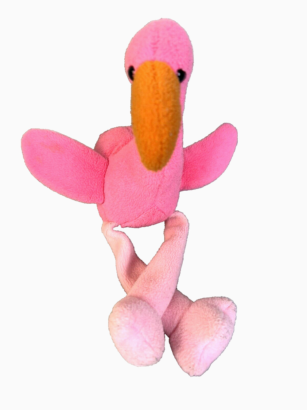 Ty Beanie Babies Collection Pinky Flamingo 1995 Plush Tropical Bird Pink
